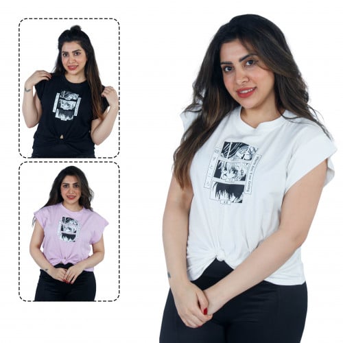 بلوزة نسائية بربطة أمامية Y