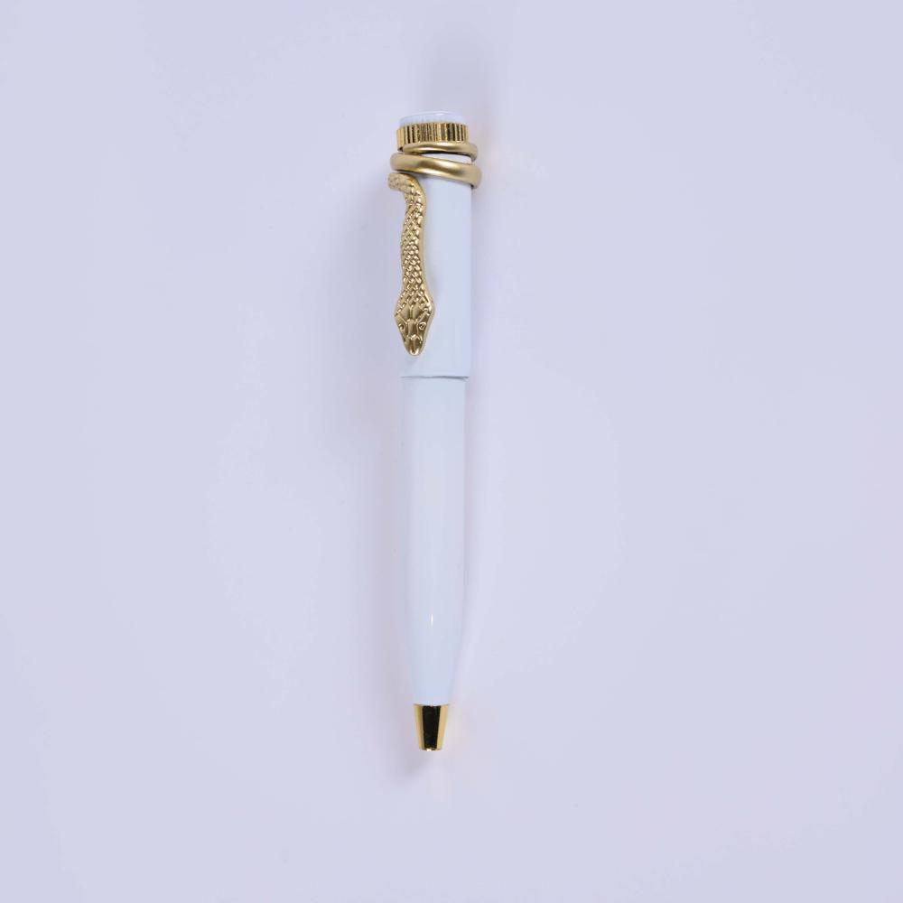 أبيض/ذهبي