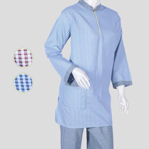 زي عاملات كاروهات بمقاسات كبيرة
