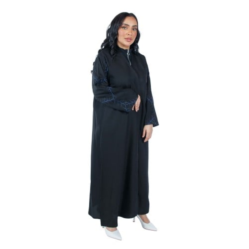 عباية نسائية تطريز أزرق O
