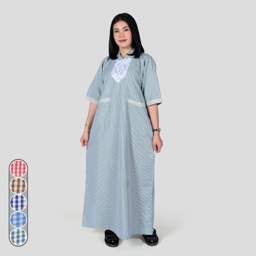 زي عاملة منزلية كاروهات