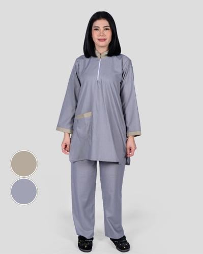 طقم عاملة منزلية بسحاب