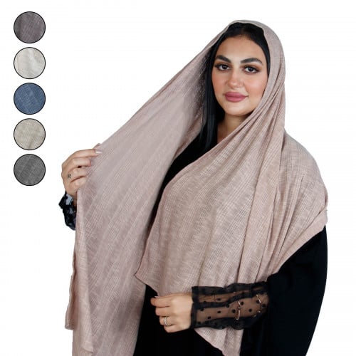 طرحة نسائية قطن متعددة الألوان y
