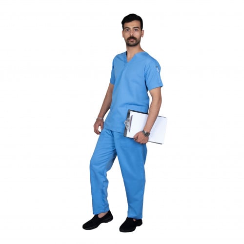 سكراب طبي للجنسين , سماوي غامق