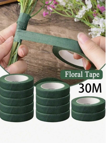 شريط لاصق اخضر لتنسيق الورد