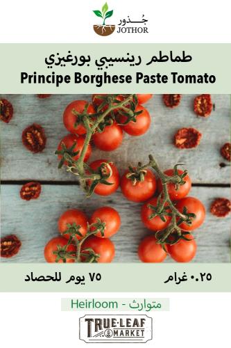 بذور طماطم رينسيبي - Paste - Principe Borghes Tomato Seeds