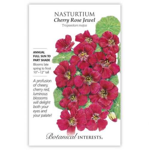 بذور ابو خنجر وردية - Cherry Rose Jewel Nasturtium...