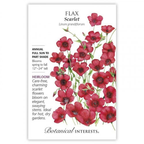 Flax Scarlet Seeds