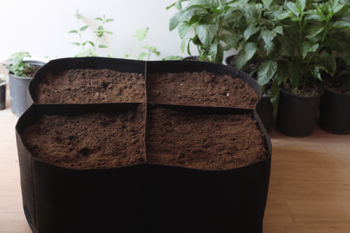 حوض قماشي مقسم 4 اقسام