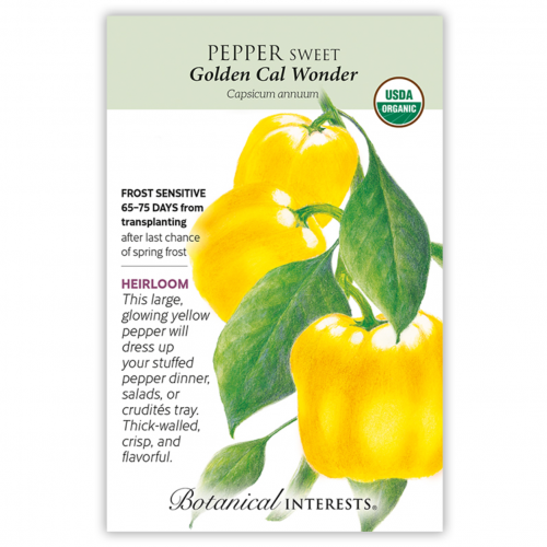 فلفل أصفر بارد - Pepper Sweet (ylw) Golden Seeds