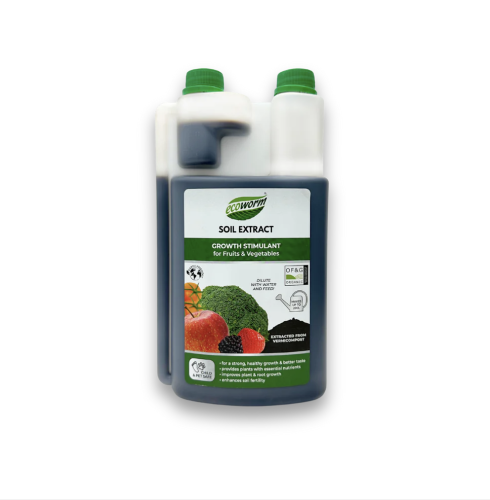 سماد دودة الأرض السائل للخضار والفواكه - Ecoworm Soil Extract for Fruits & Vegetables 1L