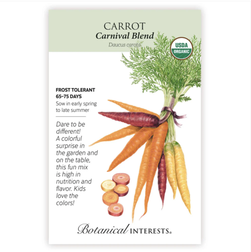 بذور جزر ملون - Carrot Carnival Blend Seeds