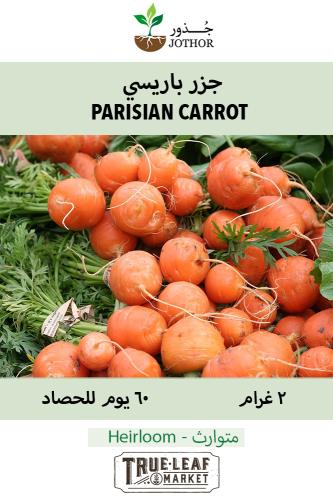 بذور جزر باريسي مدور - CARROT PARISIAN Seeds