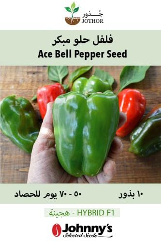 بذور فلفل حلو مبكر - Ace (F1) Bell Pepper Seed