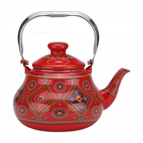 ابريق شاي غضار نقشة نجدي
