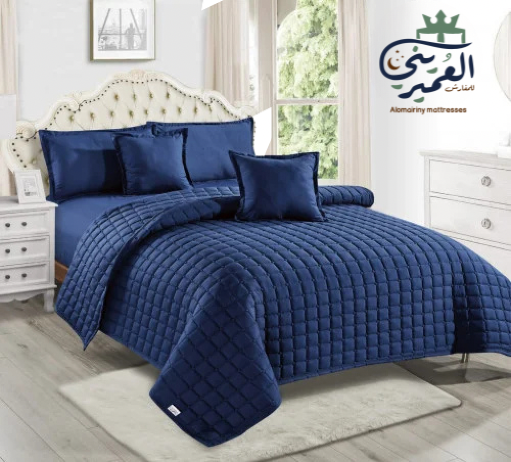 مفرش مضغوط كحلي, مفارش نفر مفرد, أفضل مفارش نفر في السعودية