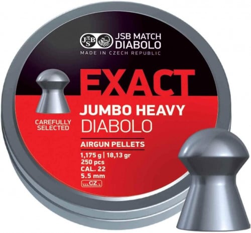 JSB Diabolo Exact Jumbo Heavy .22 Cal, 18.13 gr.-...