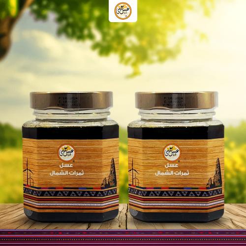 عرض عبوتين عسل ثمرات الشمال - 1 كيلو