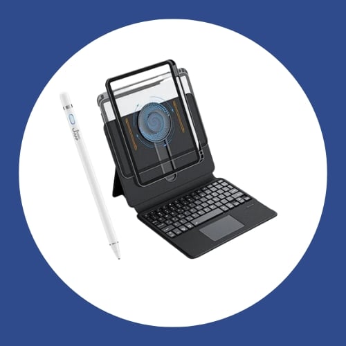 كيبورد وأقلام