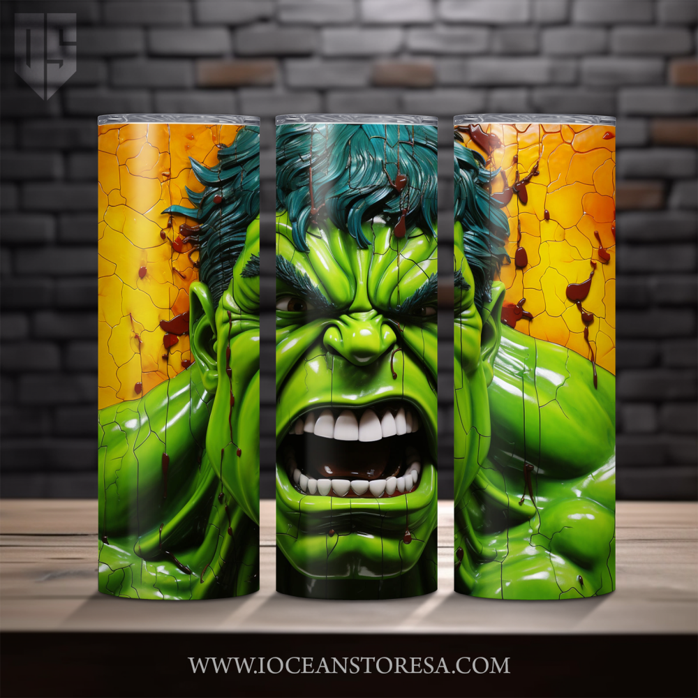 ‏Tumbler / ترافل مق سعة 20 أونصة -  تمبلر - Hulk  - هالك