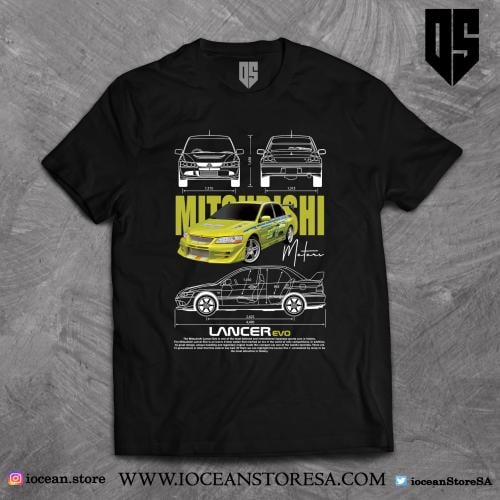تيشيرت - Mitsubishi Lancer Ev