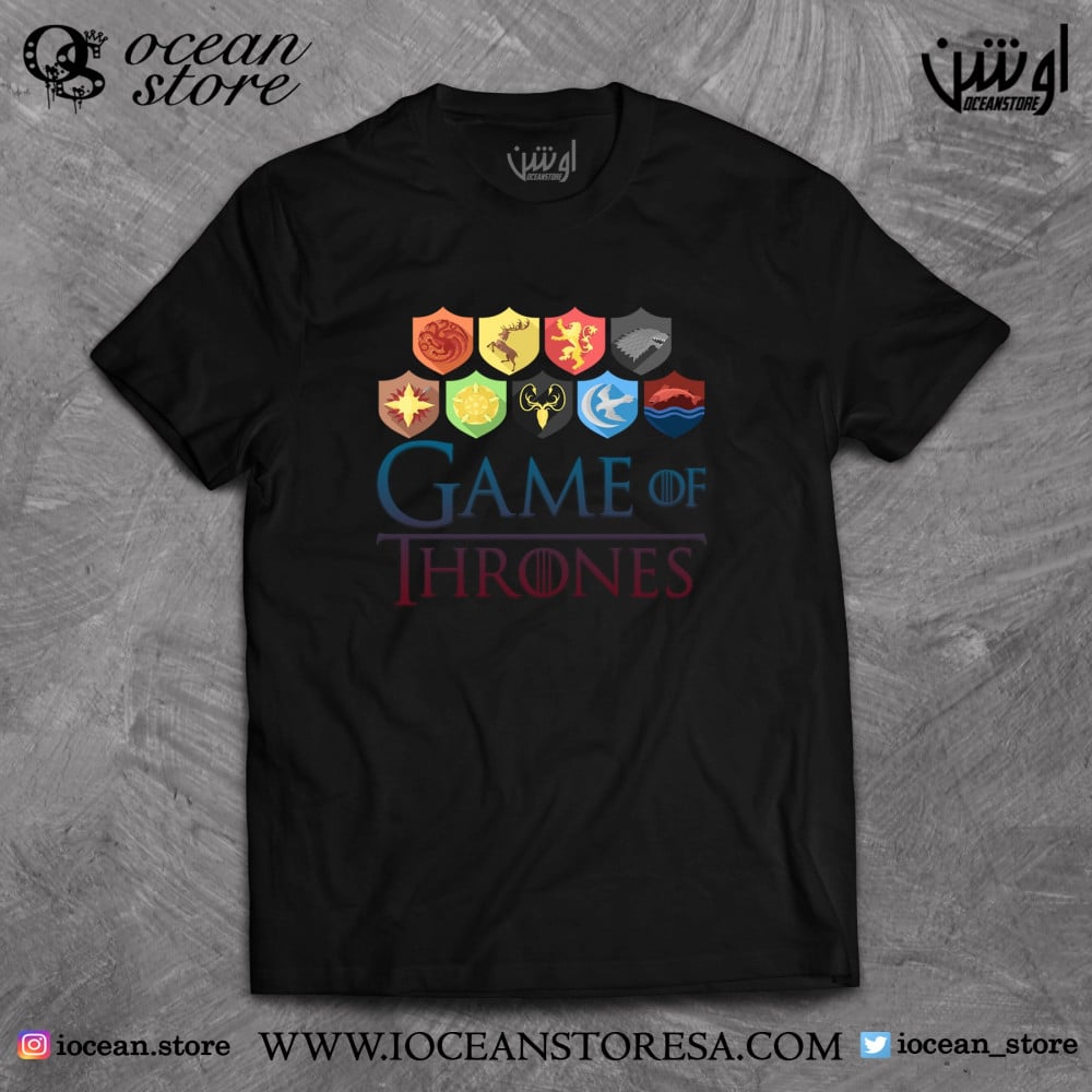 تيشيرت -  game of thrones - قيم اوف ثرونز - صراع العروش