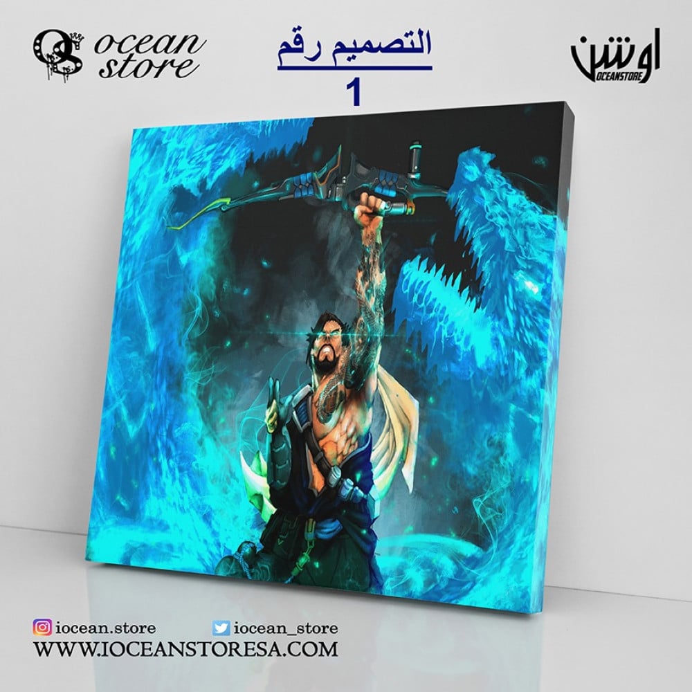 لوحة كانفس - Overwatch - اوفرواتش