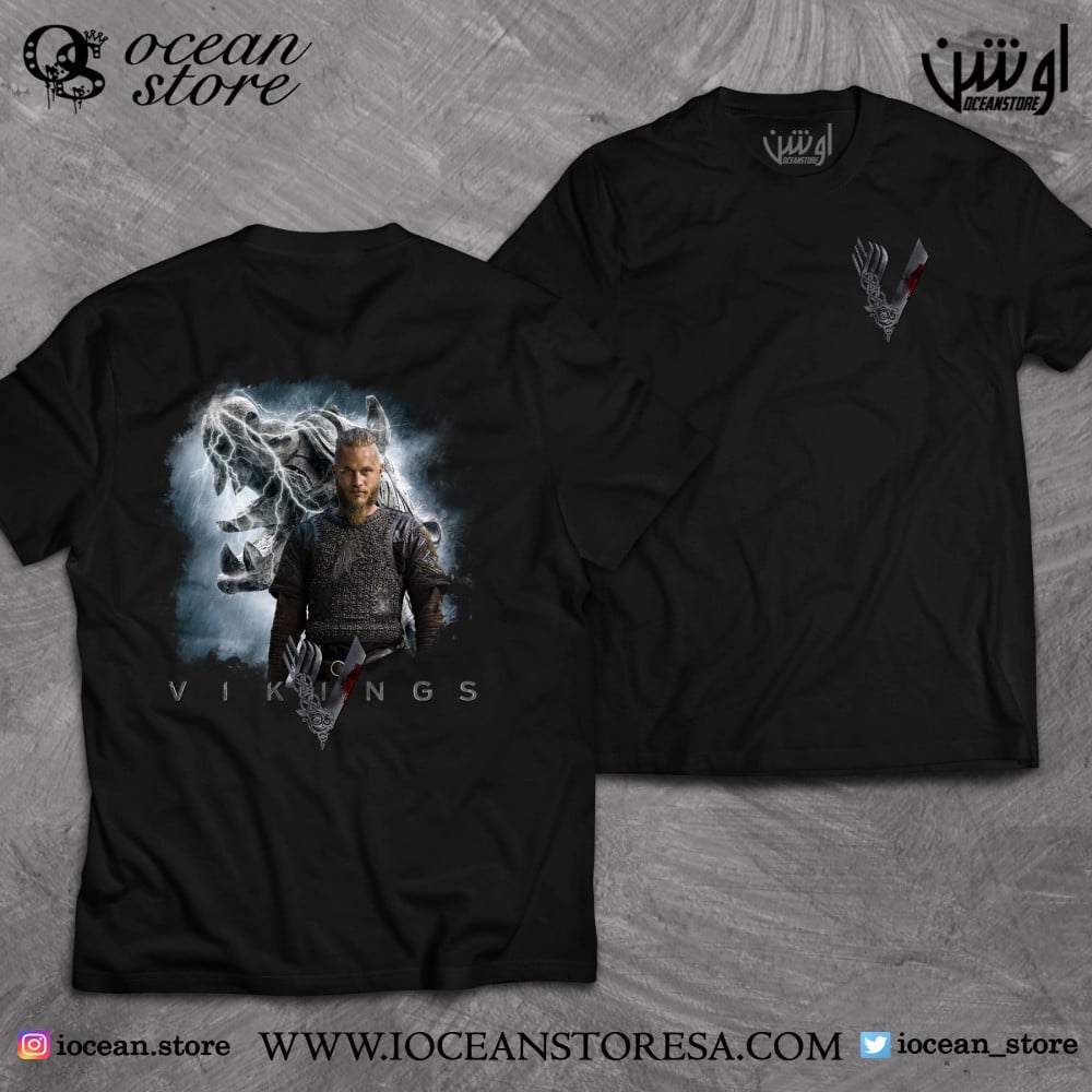 تيشيرت - Vikings - فايكنقز - راغنار لوثبروك