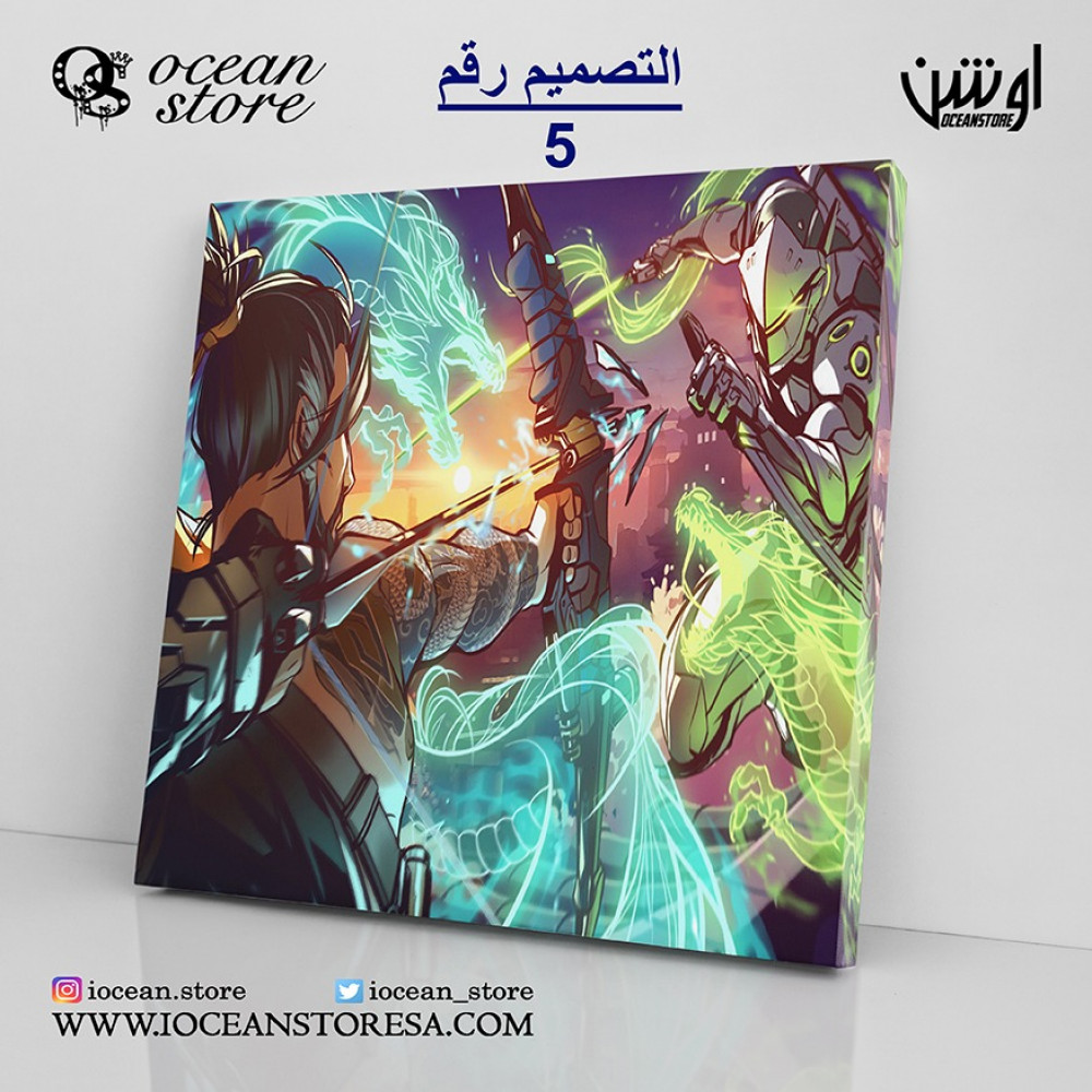 لوحة كانفس - Overwatch - اوفرواتش