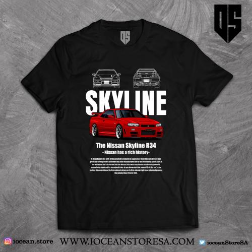 تيشيرت - Nissan Skyline R34