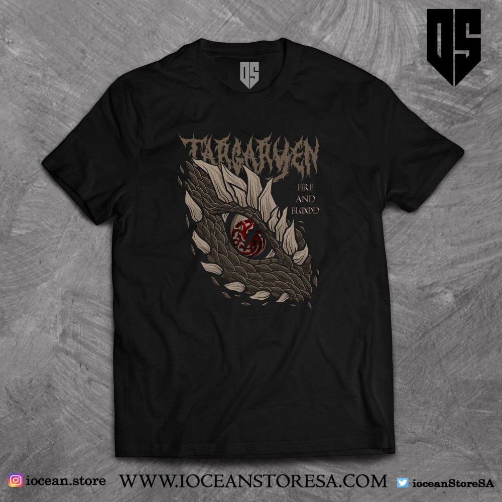 تيشيرت - game of thrones - قيم اوف ثرونز - صراع العروش - house of the dragon