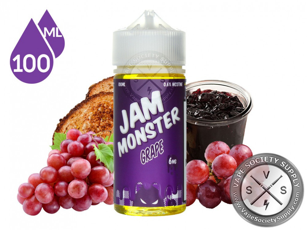 نكهة جام مونستر عنب فيب - JAM Monster Grape Vape 100ml