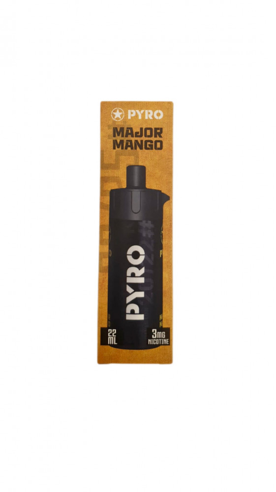 شيشة وسحبة جاهزة بيرو مانجو 12000 موشة - PYRO Disposable Vape