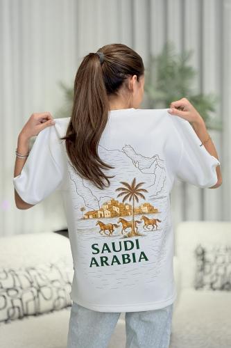تيشرت اليوم الوطني نسائي KSA82