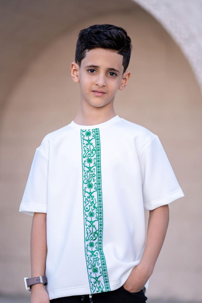 تيشرت اليوم الوطني ولادي KSA88