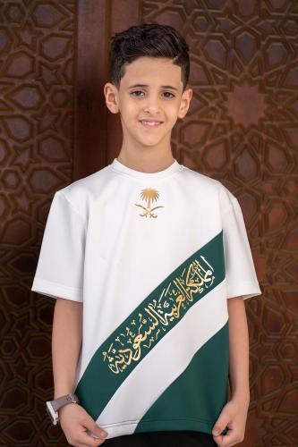 تيشرت اليوم الوطني ولادي KSA81