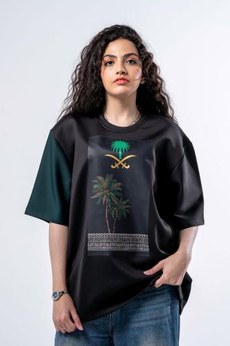 تيشرت اليوم الوطني نسائي KSA44