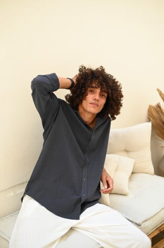 Linen Shirt Long sleeve L119