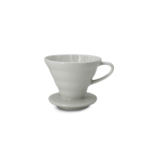 قمع تقطير سيراميك مموج مع مقبض Ceramic coffee drip...