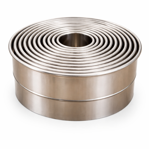 طقم قوالب كيك دائري سادة 12 قطعة