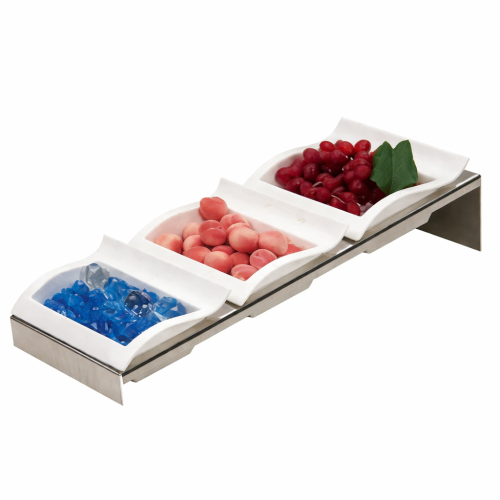 استاند بوفيه مع 3 اوعية بورسلان