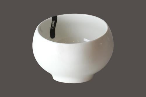 صحن خدمة فندقي بقاعدة بورسلان كريمي