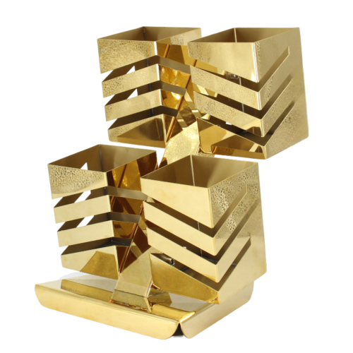 ستاند بوفيه ملاعق ذهبي