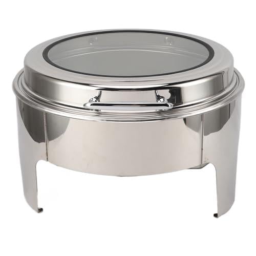 سخان هيدروليك دائري فضي 6 لتر فتحة شفاف