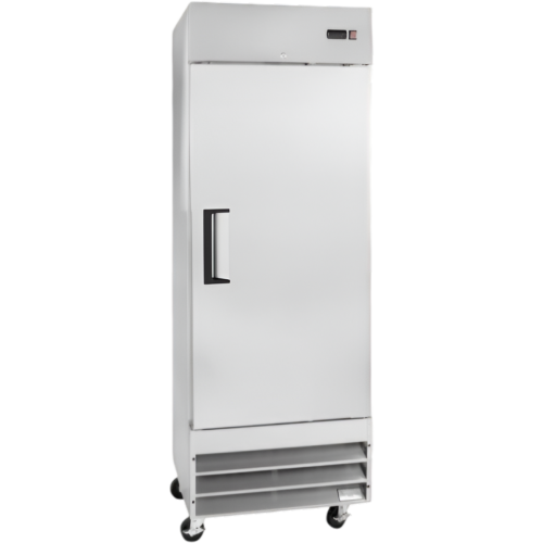 ثلاجة  باب واحد عمودية 650 لتر مقاوم للصدأ