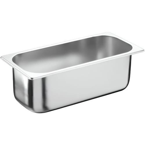 حوض آيس كريم استيل 36*16 عمق 11.5 سم