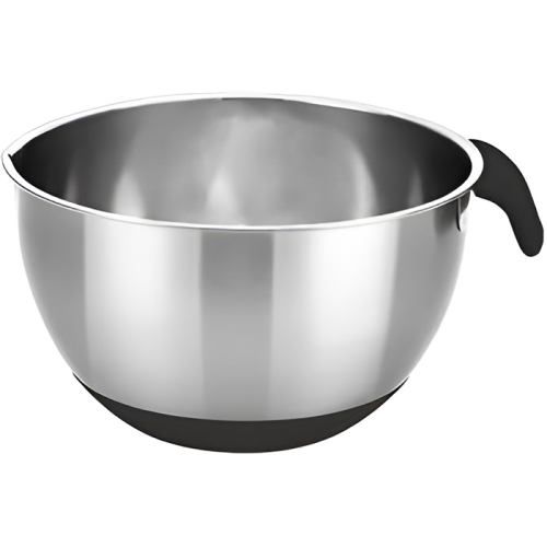 بولة خلط ستيل قاعدة سيلكون مقاس 22 سم