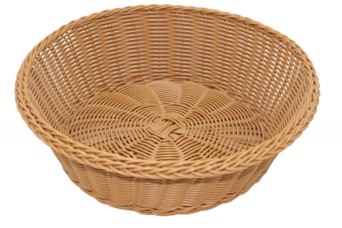سله خبز دائري بني