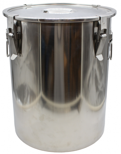 سطل استيل بقفل 35*45 سعة 45 لتر