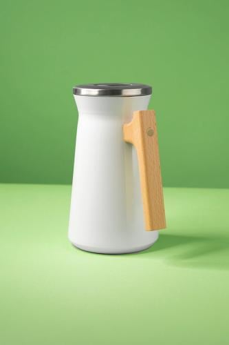 ترمس استيل ابيض 1 لتر